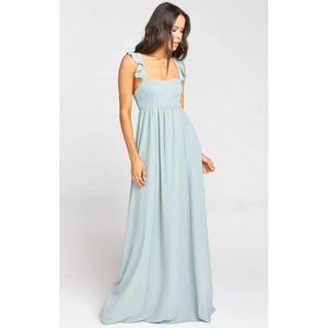 Show Me Your MuMu June Ruffle Strap Maxi Dress Sm